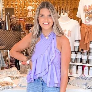 Kendra Collection Ruffle Top